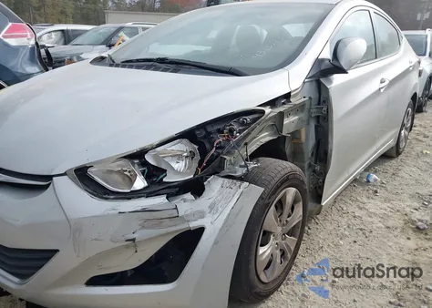 2016 Hyundai Elantra Se from USA, damaged, VIN 5NPDH4AE3GH768628